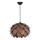 Hanglamp aan een koord 1xE27/40W/230V bruin