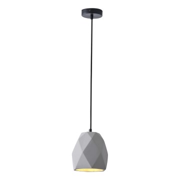 Hanglamp aan een koord 1xE27/40W/230V grijs