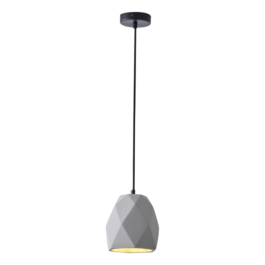 Hanglamp aan een koord 1xE27/40W/230V grijs