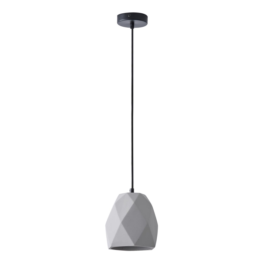 Hanglamp aan een koord 1xE27/40W/230V grijs