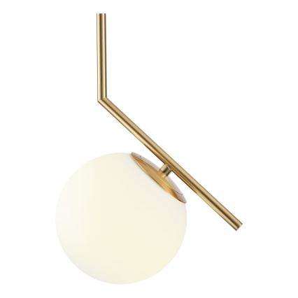 Hanglamp aan een koord 1xE27/40W/230V messing