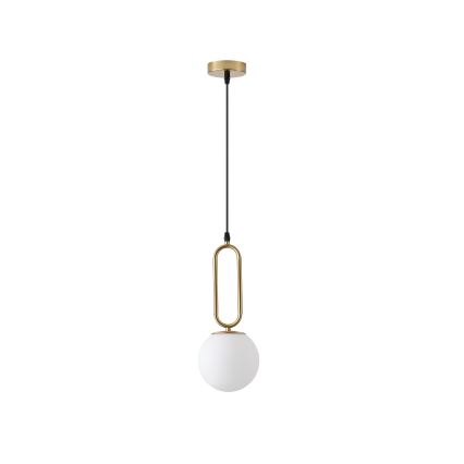 Hanglamp aan een koord 1xE27/40W/230V messing