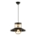 Hanglamp aan een koord 1xE27/40W/230V zwart/goud