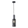 Hanglamp aan een koord 1xE27/40W/230V zwart