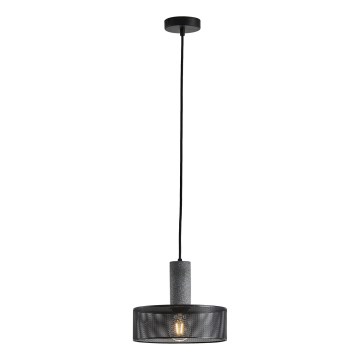 Hanglamp aan een koord 1xE27/40W/230V zwart