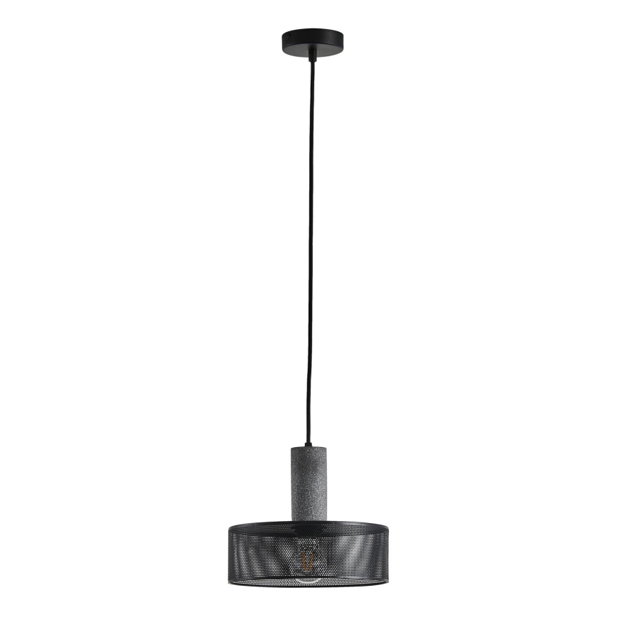 Hanglamp aan een koord 1xE27/40W/230V zwart