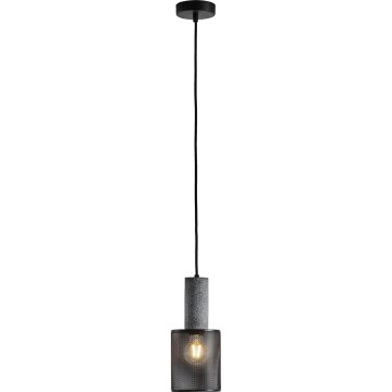 Hanglamp aan een koord 1xE27/40W/230V zwart