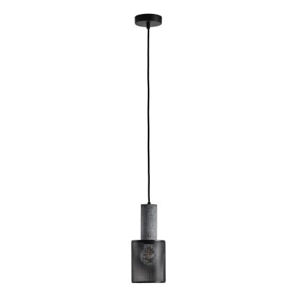 Hanglamp aan een koord 1xE27/40W/230V zwart