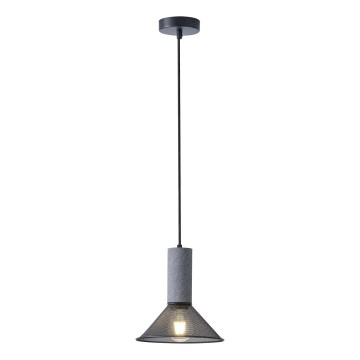 Hanglamp aan een koord 1xE27/40W/230V zwart