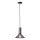 Hanglamp aan een koord 1xE27/40W/230V zwart