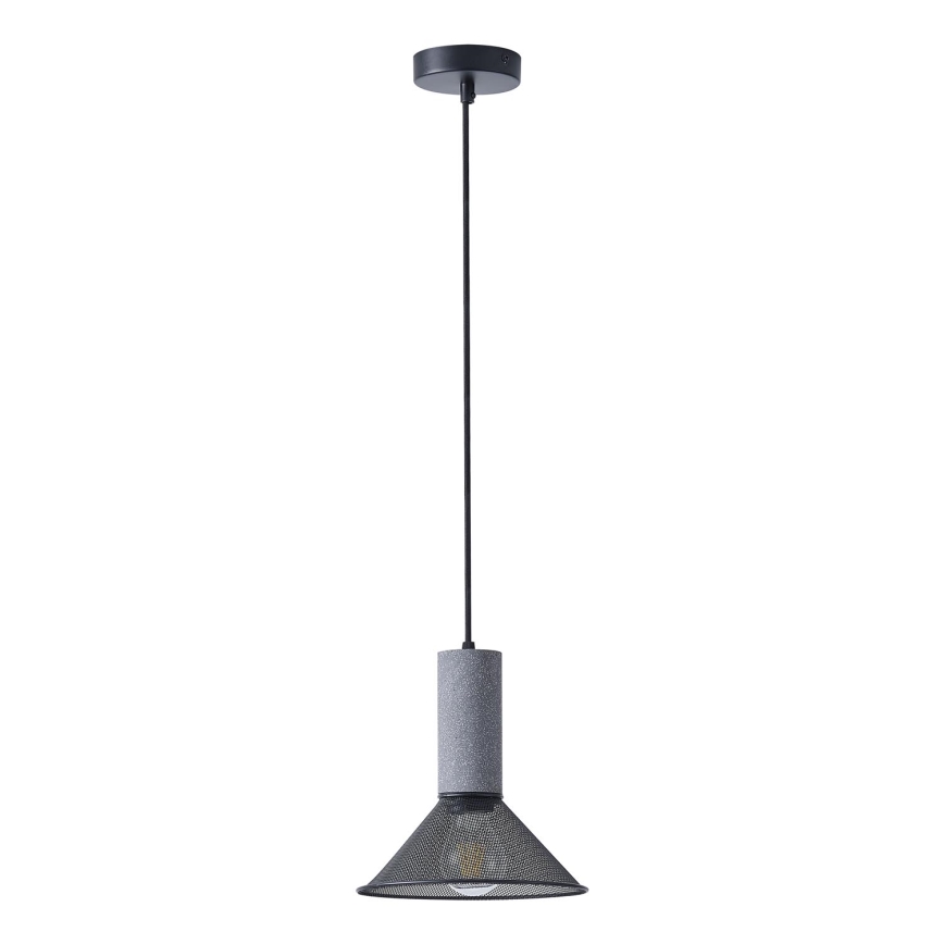 Hanglamp aan een koord 1xE27/40W/230V zwart