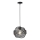 Hanglamp aan een koord 1xE27/40W/230V zwart