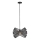 Hanglamp aan een koord 1xE27/40W/230V zwart