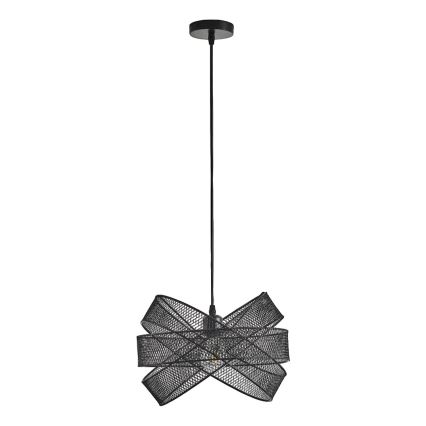 Hanglamp aan een koord 1xE27/40W/230V zwart