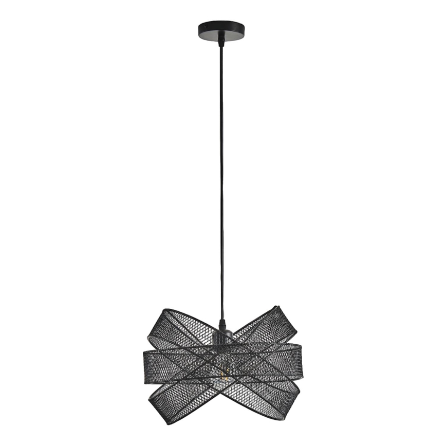 Hanglamp aan een koord 1xE27/40W/230V zwart
