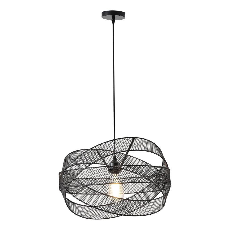 Hanglamp aan een koord 1xE27/40W/230V zwart