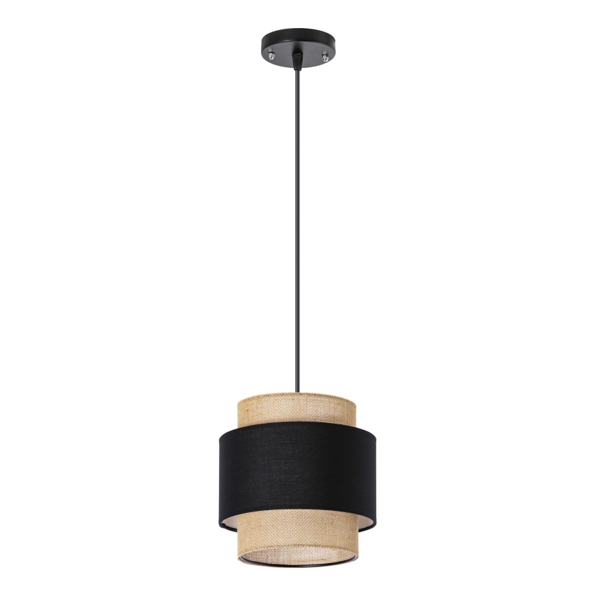 Hanglamp aan een koord 1xE27/60W/230V beige