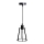 Hanglamp aan een koord 1xE27/60W/230V diameter 15 cm zwart