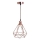 Hanglamp aan een koord 1xE27/60W/230V diameter 22 cm koper