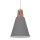 Hanglamp aan een koord 1xE27/60W/230V grijs 22cm