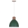 Hanglamp aan een koord 1xE27/60W/230V groen 30cm