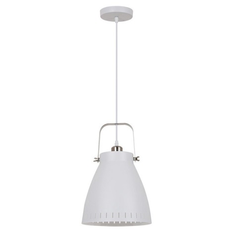 Hanglamp aan een koord 1xE27/60W/230V wit 26,5cm