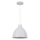 Hanglamp aan een koord 1xE27/60W/230V wit 26 cm