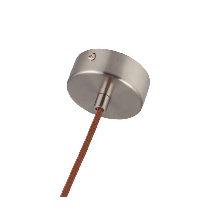 Hanglamp aan een koord 1xGU10/10W/230V essehout/massief hout bruin