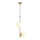 Hanglamp aan een koord 2xE27/40W/230V messing