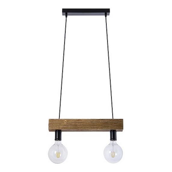 Hanglamp aan een koord 2xE27/60W/230V