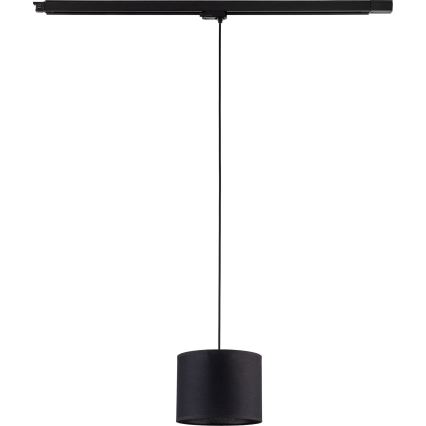 Hanglamp aan een koord voor een 3-fase rail systeem TRACER 1xE27/15W/230V diameter 20 cm zwart
