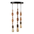 Hanglamp aan een koord 3xE27/60W/230V