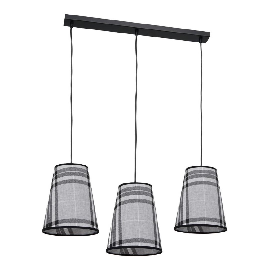 Hanglamp aan een koord 3xE27/60W/230V