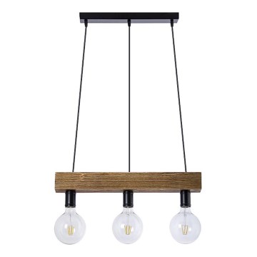 Hanglamp aan een koord 3xE27/60W/230V