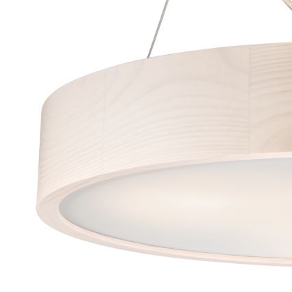 Hanglamp aan een koord 3xE27/60W/230V ø 47 cm grenen