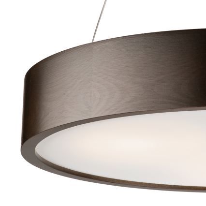 Hanglamp aan een koord 3xE27/60W/230V ø 47 cm grenen