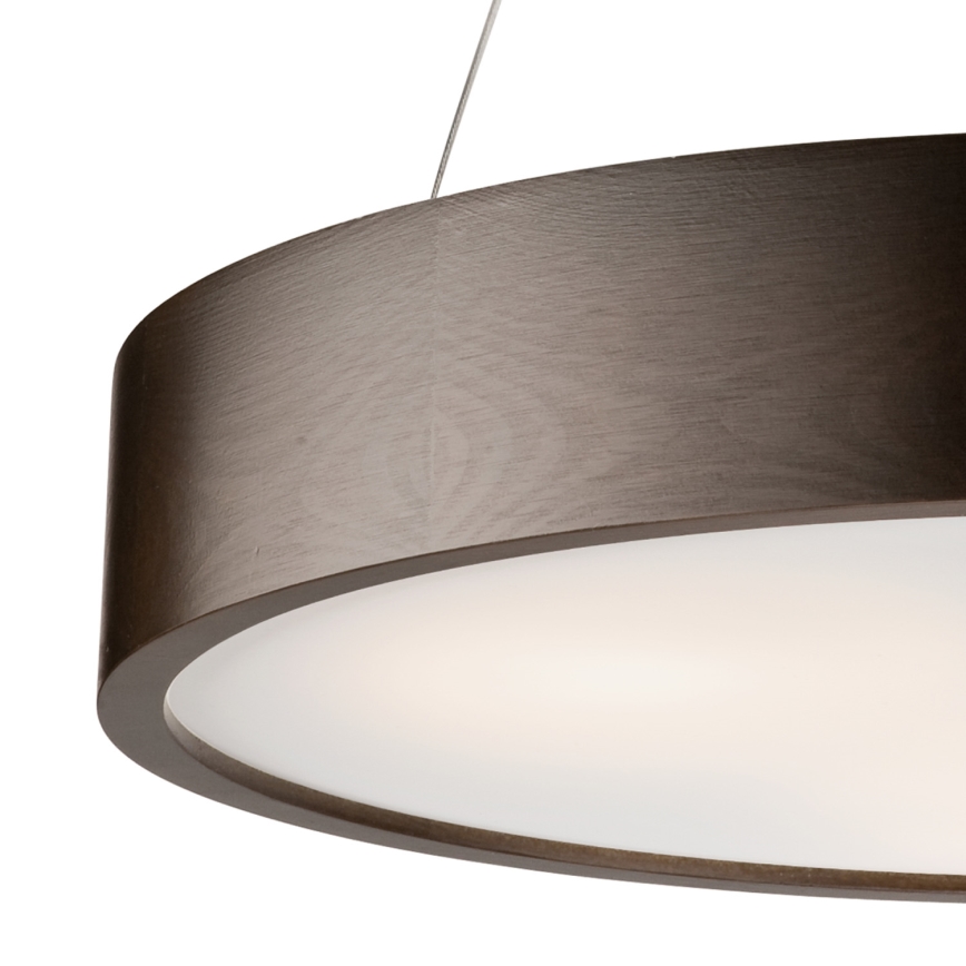 Hanglamp aan een koord 3xE27/60W/230V ø 47 cm grenen