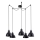Hanglamp aan een koord 5xE27/60W/230V spin