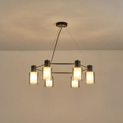 Hanglamp aan een koord 6xE14/15W/230V