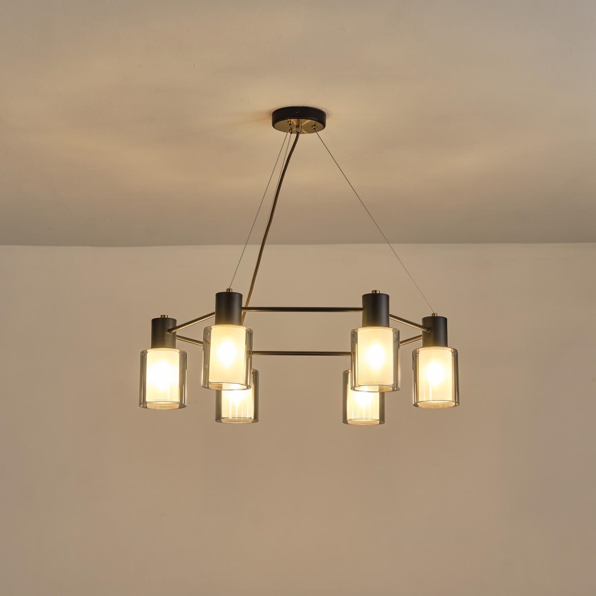Hanglamp aan een koord 6xE14/15W/230V