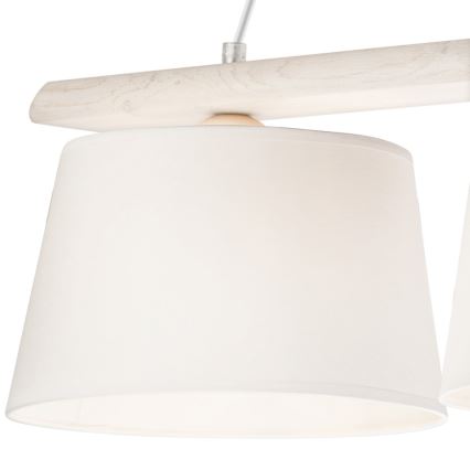 Hanglamp aan een koord AIDA 3xE27/60W/230V - FSC gecertificeerd