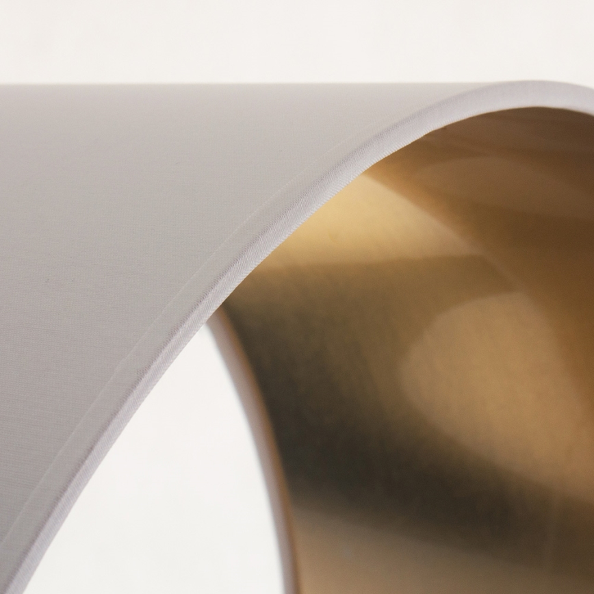 Hanglamp aan een koord ALBA 1xE27/15W/230V d. 40 cm wit/goud
