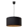 Hanglamp aan een koord ALBA 1xE27/15W/230V d. 40 cm zwart/goud