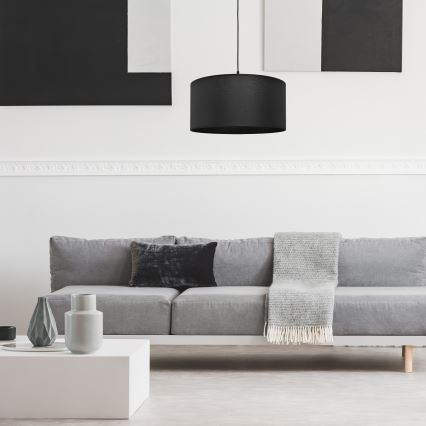 Hanglamp aan een koord ALBA 1xE27/15W/230V d. 40 cm zwart