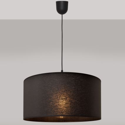 Hanglamp aan een koord ALBA 1xE27/15W/230V d. 40 cm zwart
