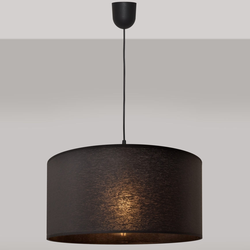 Hanglamp aan een koord ALBA 1xE27/15W/230V d. 40 cm zwart