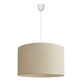 Hanglamp aan een koord ALBA 1xE27/15W/230V d. 45 cm beige