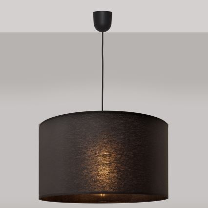 Hanglamp aan een koord ALBA 1xE27/15W/230V d. 45 cm zwart