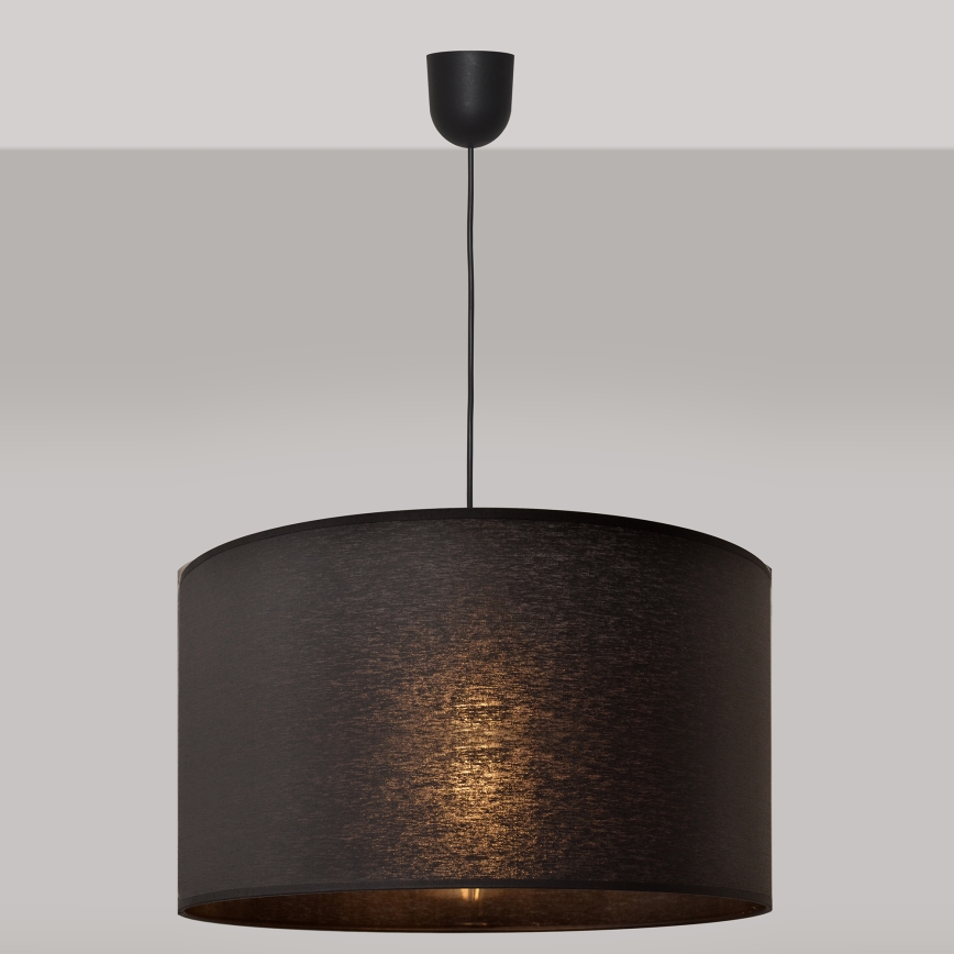 Hanglamp aan een koord ALBA 1xE27/15W/230V d. 45 cm zwart