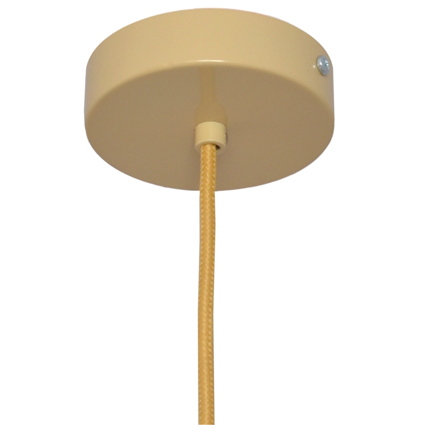 Hanglamp aan een koord ALBA 1xE27/15W/230V diameter 20 cm bruin